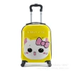 Nuevo estilo de dibujos animados niños pullrod maleta 18 "universal wheel travel case caja de regalo se puede imprimir logotipo details Picture